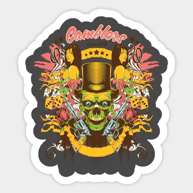 Gambler Sticker by GoEast